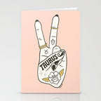 TAURUS (PEACE SIGN COLLECTION) Stationery Card Gallery Image 2
