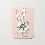 TAURUS (PEACE SIGN COLLECTION) Bath Mat Gallery Image 1