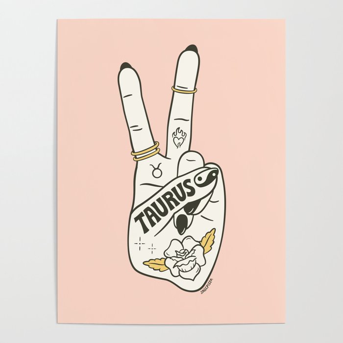 TAURUS (PEACE SIGN COLLECTION) Poster Gallery Image 4