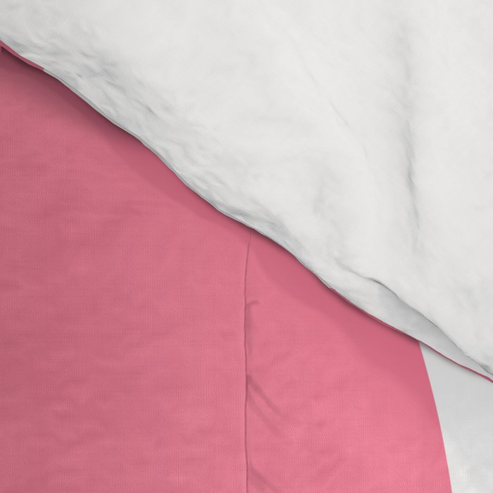 Mid Century Modern Abstract Lounge Pattern in Pink and White Comforter Gallery Image 4