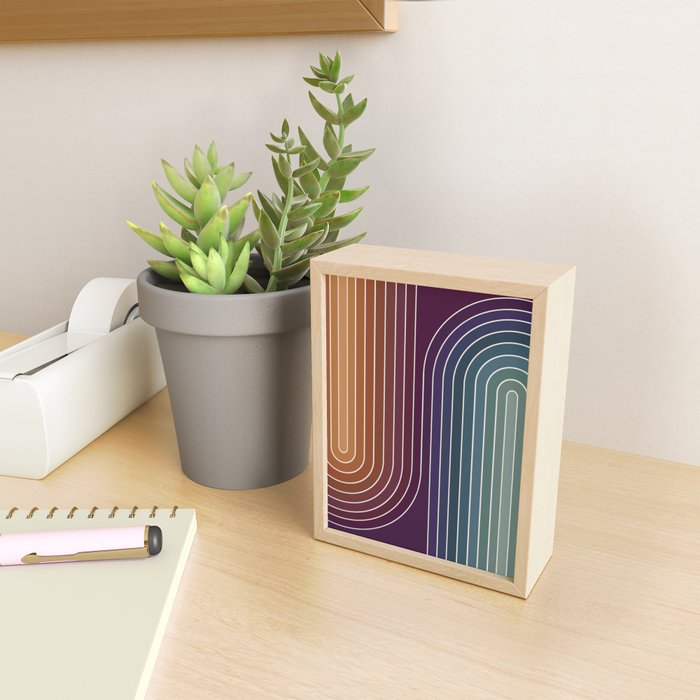 Gradient Curvature X Mini Art Print Gallery Image 2