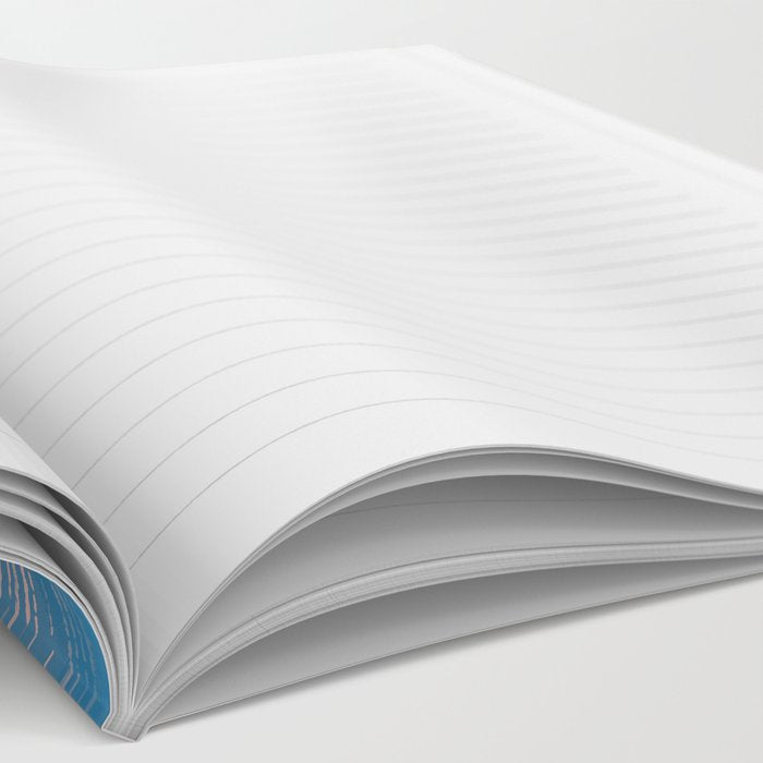 Pink and Blue Abstract Art Ocean and Sunrise Notebook Gallery Image 2