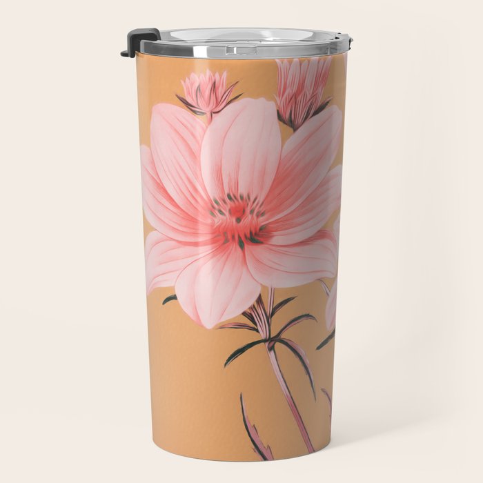 Garden Flowers 12 Travel Mug Gallery Image 3