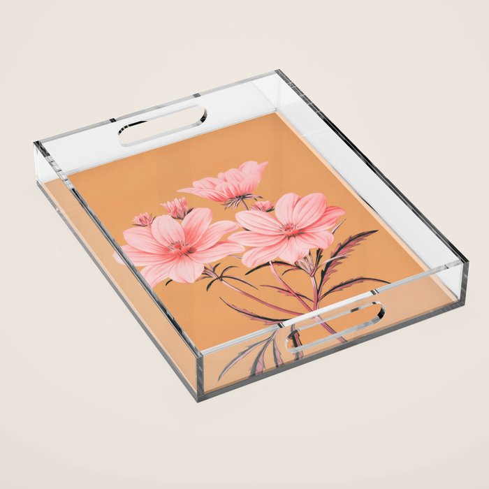 Garden Flowers 12 Acrylic Tray Gallery Image 1