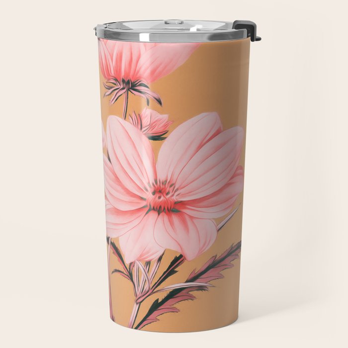 Garden Flowers 12 Travel Mug Gallery Image 2