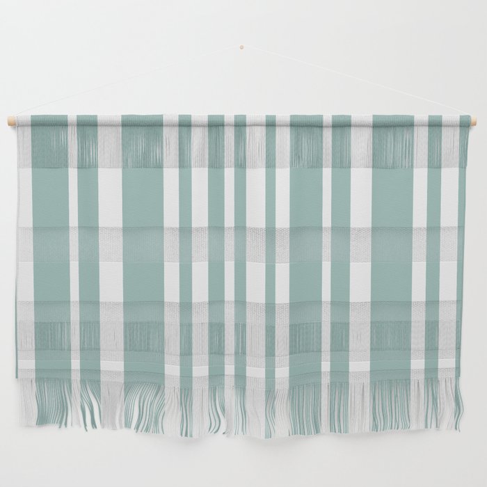 Classic Stripes XXXVII - Sage Green Wall Hanging Gallery Image 1