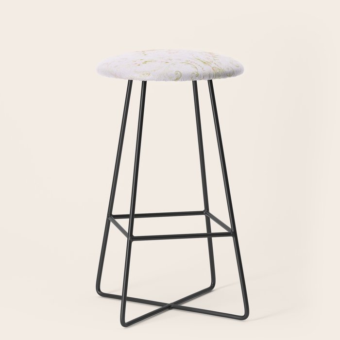 Parisian Shabby Chic Roses Vintage Wallpaper  Stool Gallery Image 1
