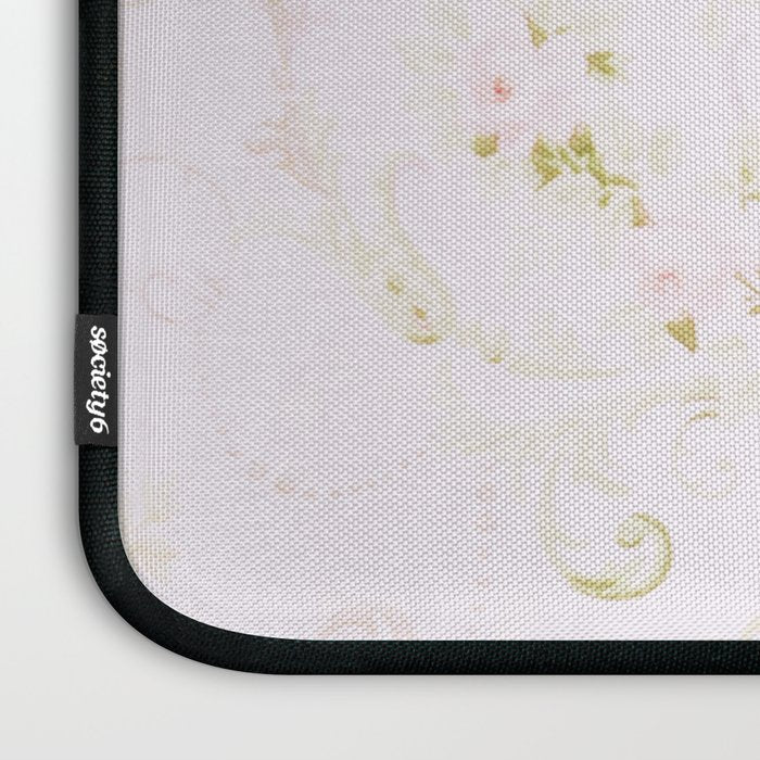 Parisian Shabby Chic Roses Vintage Wallpaper  Laptop Sleeve Gallery Image 3