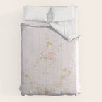 Parisian Shabby Chic Roses Vintage Wallpaper  Comforter Gallery Image 6