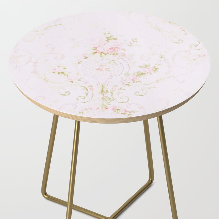 Parisian Shabby Chic Roses Vintage Wallpaper  Side Table Gallery Image 2