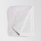 Parisian Shabby Chic Roses Vintage Wallpaper  Throw Blanket Gallery Image 3