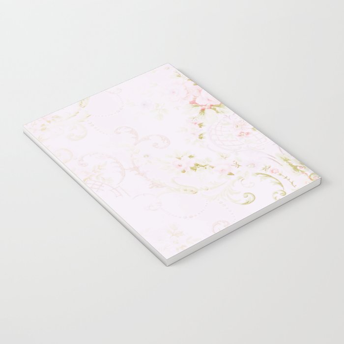 Parisian Shabby Chic Roses Vintage Wallpaper  Notebook Gallery Image 3