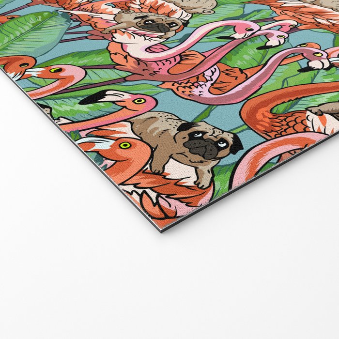 Flamingo Party Welcome Mat Gallery Image 2