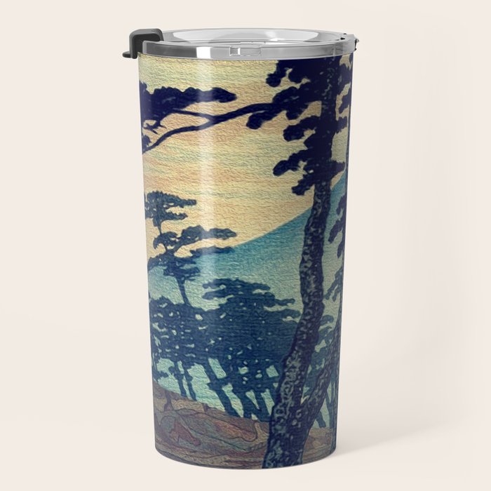 Late swimming after the floods in Hainsay Travel Mug Gallery Image 3