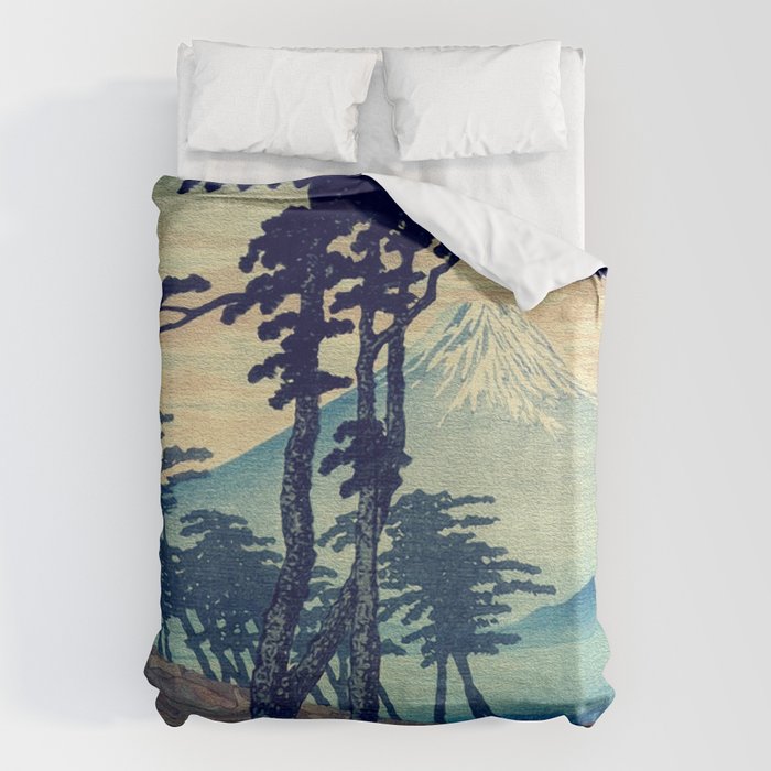 Late swimming after the floods in Hainsay Duvet Cover Gallery Image 1