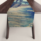 Late swimming after the floods in Hainsay Table Runner Gallery Image 1