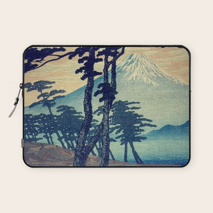 Late swimming after the floods in Hainsay Laptop Sleeve Gallery Image 1