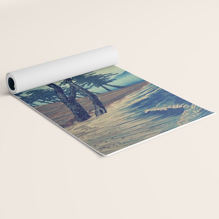 Late swimming after the floods in Hainsay Yoga Mat Gallery Image 2
