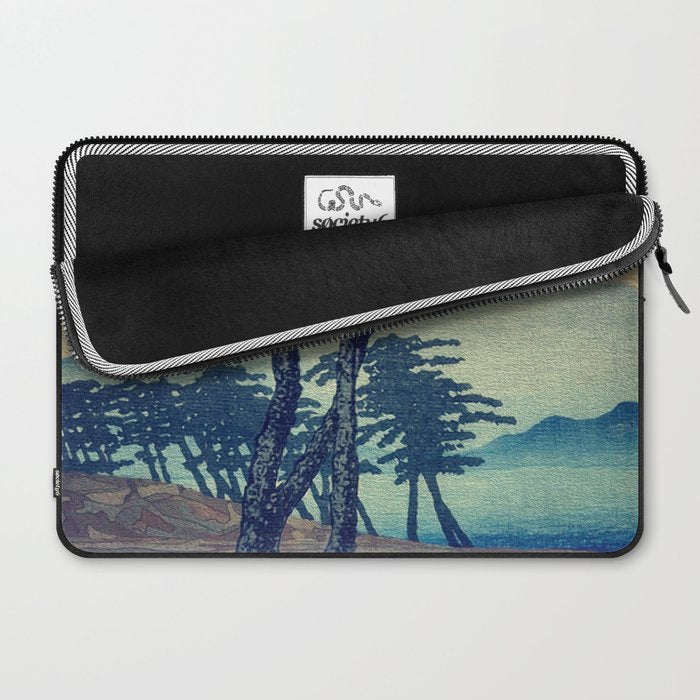 Late swimming after the floods in Hainsay Laptop Sleeve Gallery Image 2