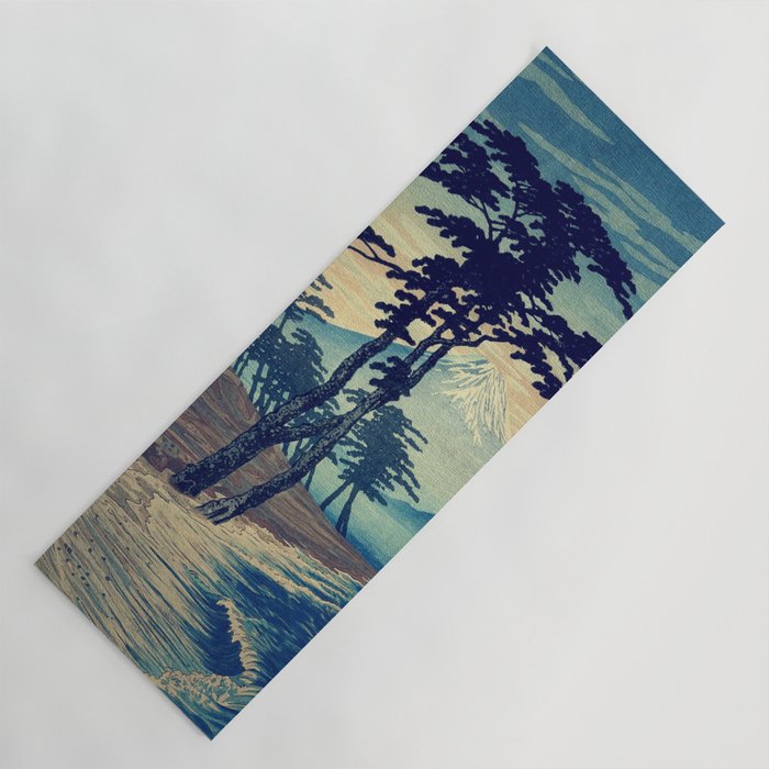 Late swimming after the floods in Hainsay Yoga Mat Gallery Image 1