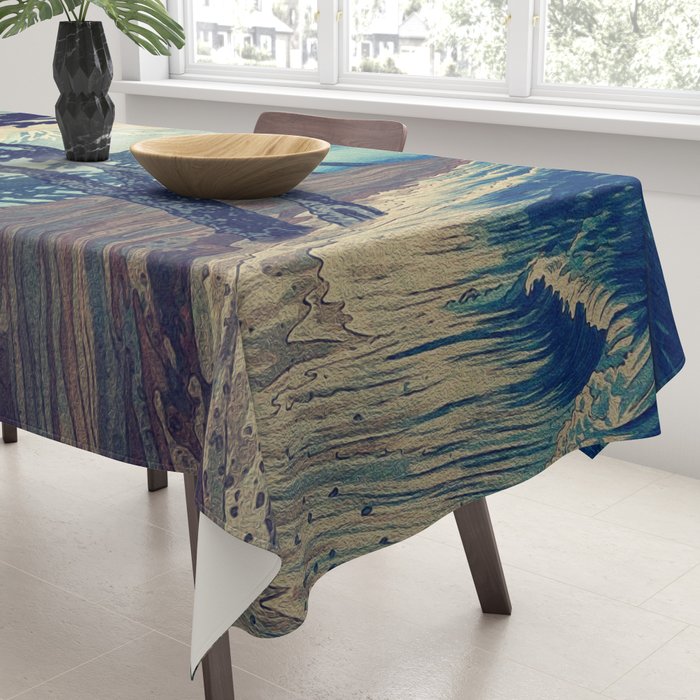 Late swimming after the floods in Hainsay Tablecloth Gallery Image 3