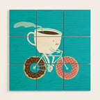 Coffee and Donuts Wood Wall Art Gallery Image 1