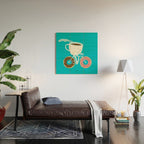 Coffee and Donuts Wood Wall Art Gallery Image 2