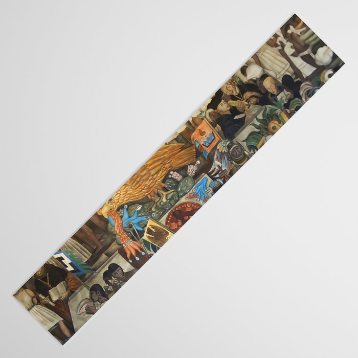 Diego Rivera Murals of the National Palace II Table Runner Gallery Image 3