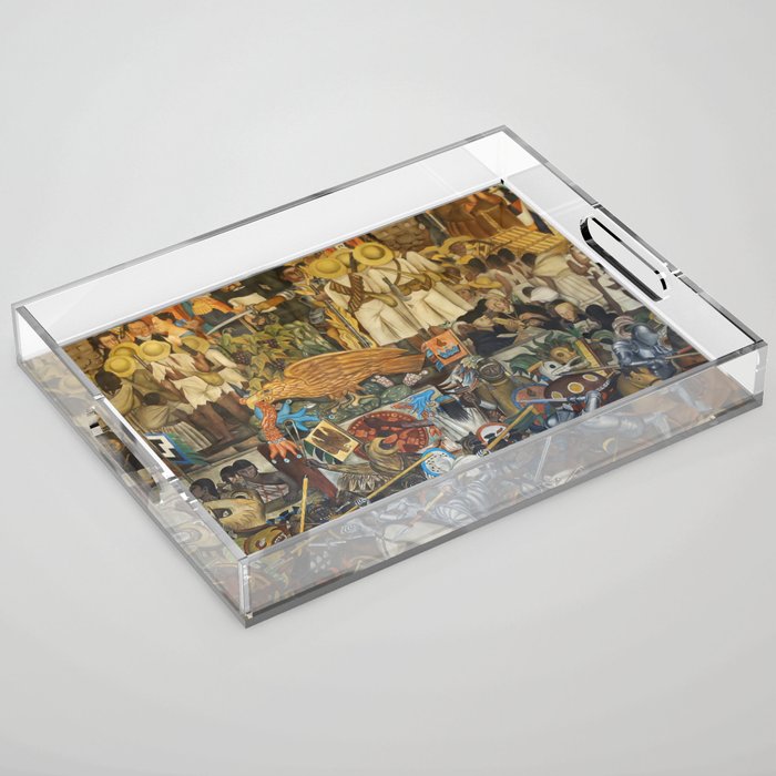 Diego Rivera Murals of the National Palace II Acrylic Tray Gallery Image 1