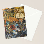 Diego Rivera Murals of the National Palace II Stationery Card Gallery Image 2
