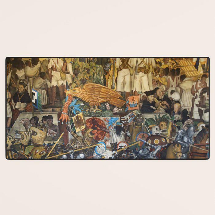 Diego Rivera Murals of the National Palace II Desk Mat Gallery Image 3