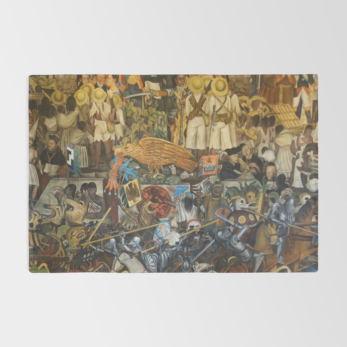 Diego Rivera Murals of the National Palace II Rug Gallery Image 2