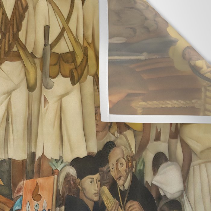Diego Rivera Murals of the National Palace II Wall Tapestry Gallery Image 3