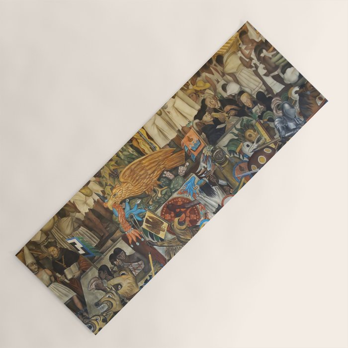 Diego Rivera Murals of the National Palace II Yoga Mat