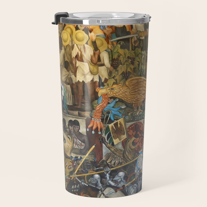 Diego Rivera Murals of the National Palace II Travel Mug Gallery Image 3