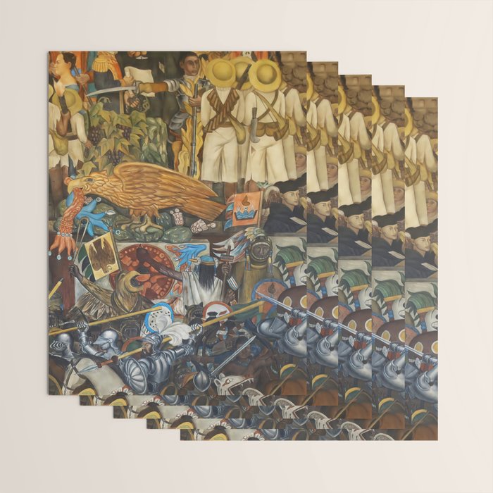 Diego Rivera Murals of the National Palace II Wrapping Paper Gallery Image 3