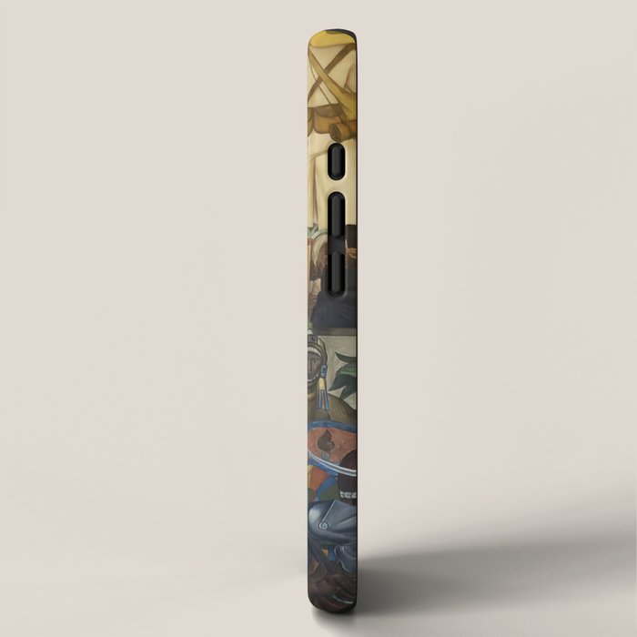 Diego Rivera Murals of the National Palace II iPhone Case Gallery Image 2
