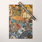 Diego Rivera Murals of the National Palace II Wrapping Paper Gallery Image 1