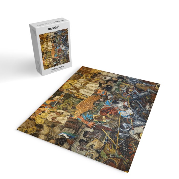 Diego Rivera Murals of the National Palace II Jigsaw Puzzle Gallery Image 2