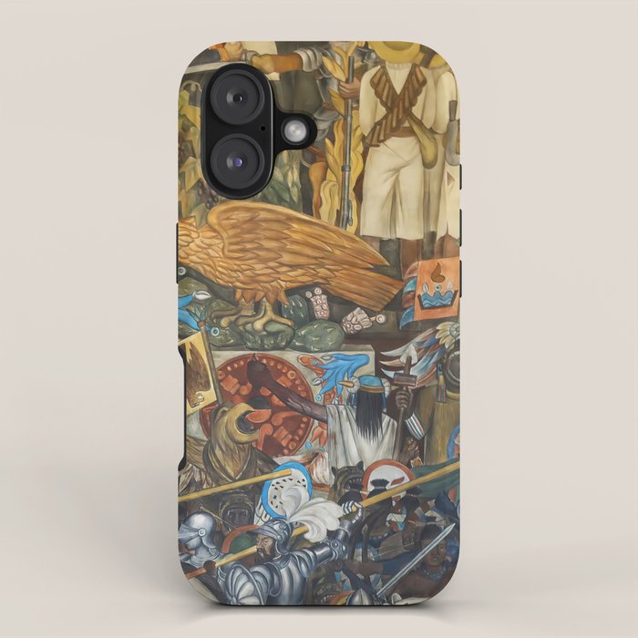 Diego Rivera Murals of the National Palace II iPhone Case Gallery Image 1