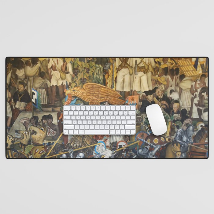 Diego Rivera Murals of the National Palace II Desk Mat Gallery Image 1