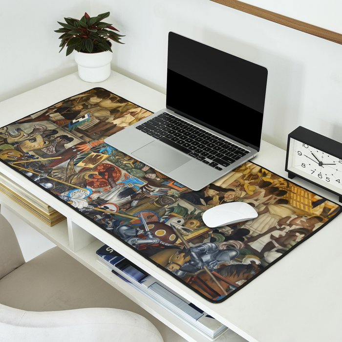 Diego Rivera Murals of the National Palace II Desk Mat Gallery Image 2
