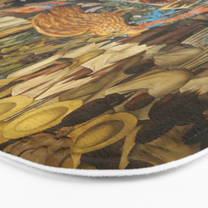 Diego Rivera Murals of the National Palace II Bath Mat Gallery Image 3