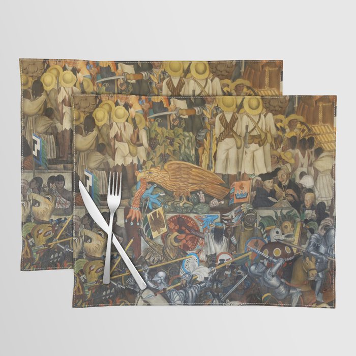 Diego Rivera Murals of the National Palace II Placemat Gallery Image 1