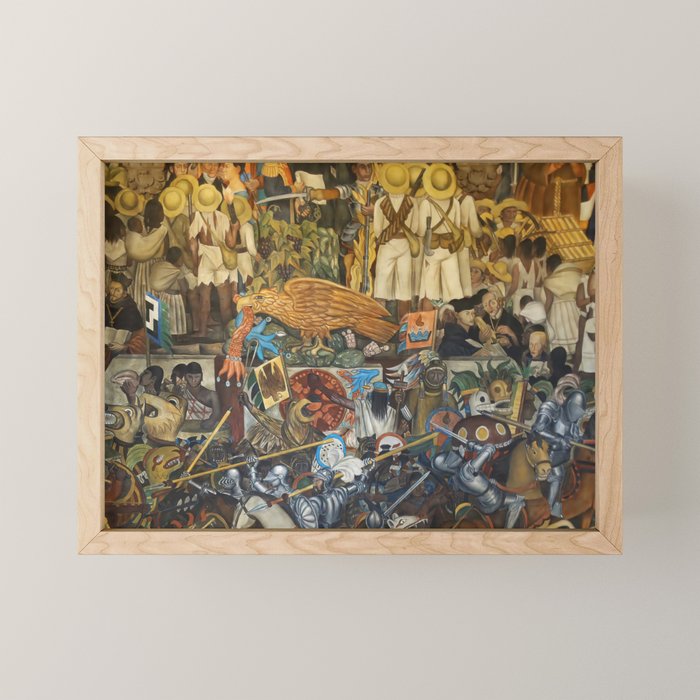 Diego Rivera Murals of the National Palace II Mini Art Print Gallery Image 1