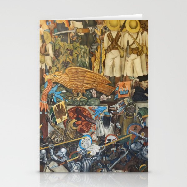 Diego Rivera Murals of the National Palace II Stationery Card Gallery Image 1