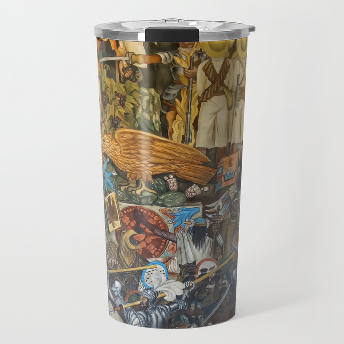Diego Rivera Murals of the National Palace II Travel Mug Gallery Image 1