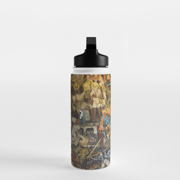 Diego Rivera Murals of the National Palace II Water Bottle Gallery Image 3