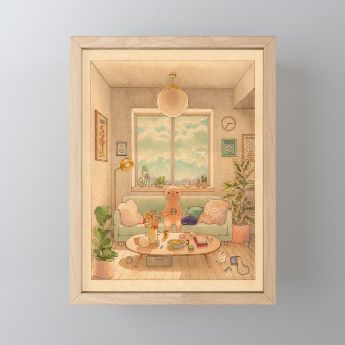 We've Been Alone Since the Start Mini Art Print Gallery Image 1