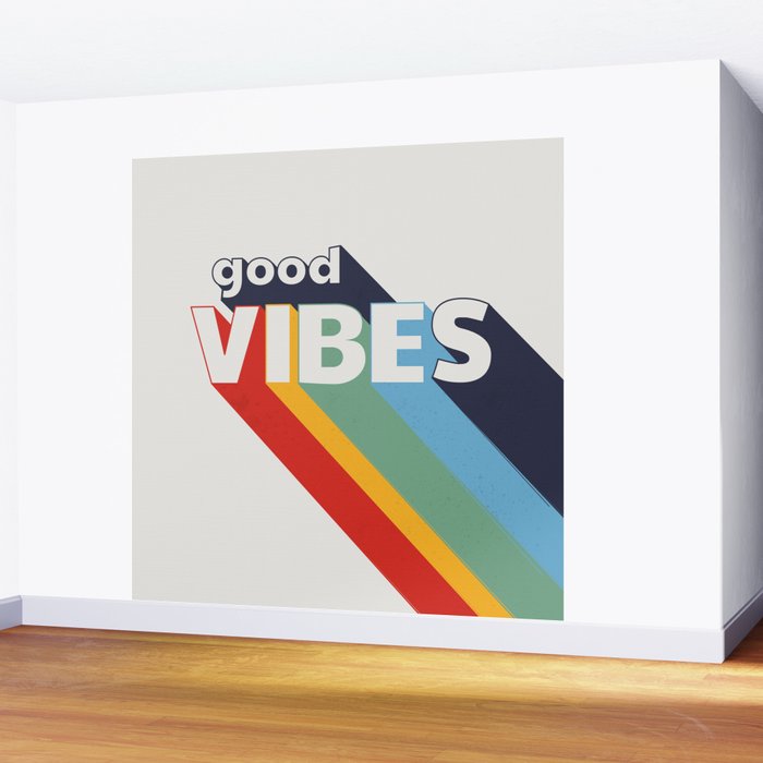 GOOD VIBES  Wall Mural Gallery Image 2